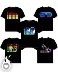 Tee-Shirt Lumineux Enfant (6 Modèles)