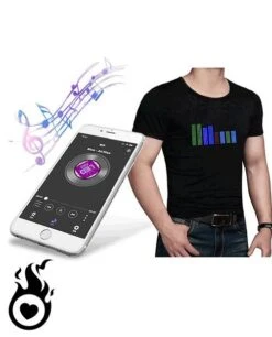 Tee-Shirt LED Personnalisable Lumineux
