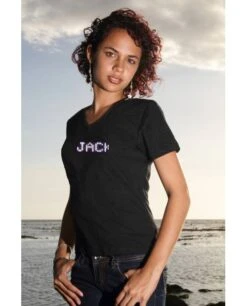 Tee Shirt Lumineux Led Blanc Femme