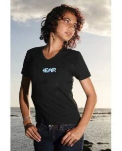 Tee Shirt Lumineux Led Multicolor Femme