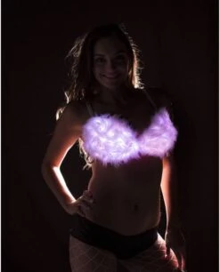 Top Fluo Led : Soutien Gorge "Fourrure" -Lumière Fashion Promos Magasin top fluo 3
